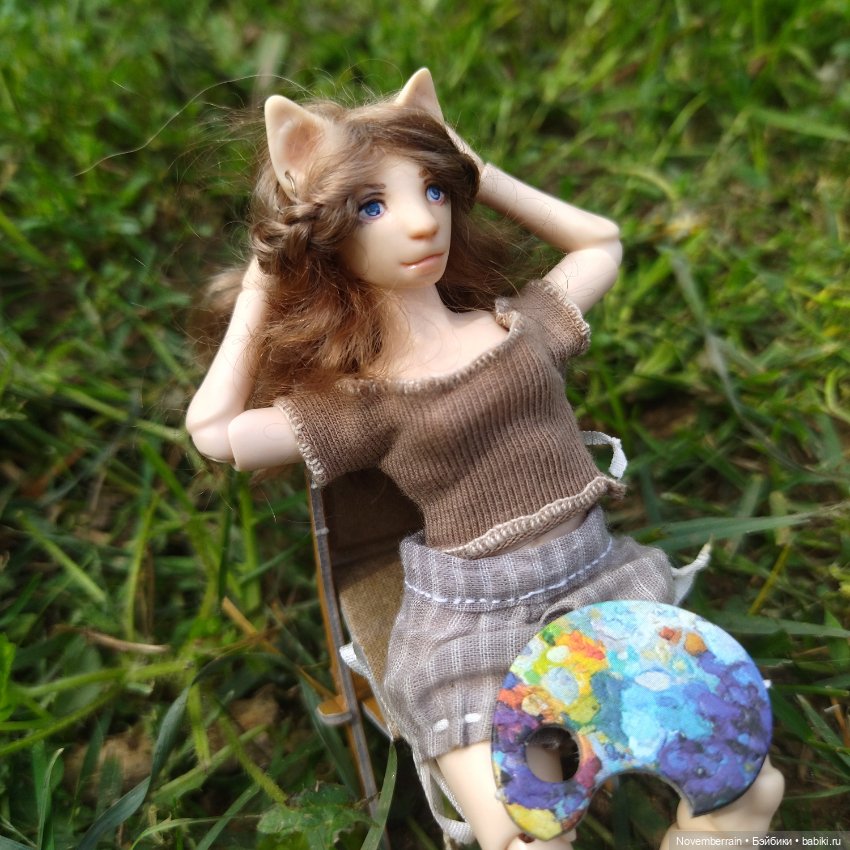 А поехали на дачу — Домашние фото авторских кукол: личные коллекции (фото 5)