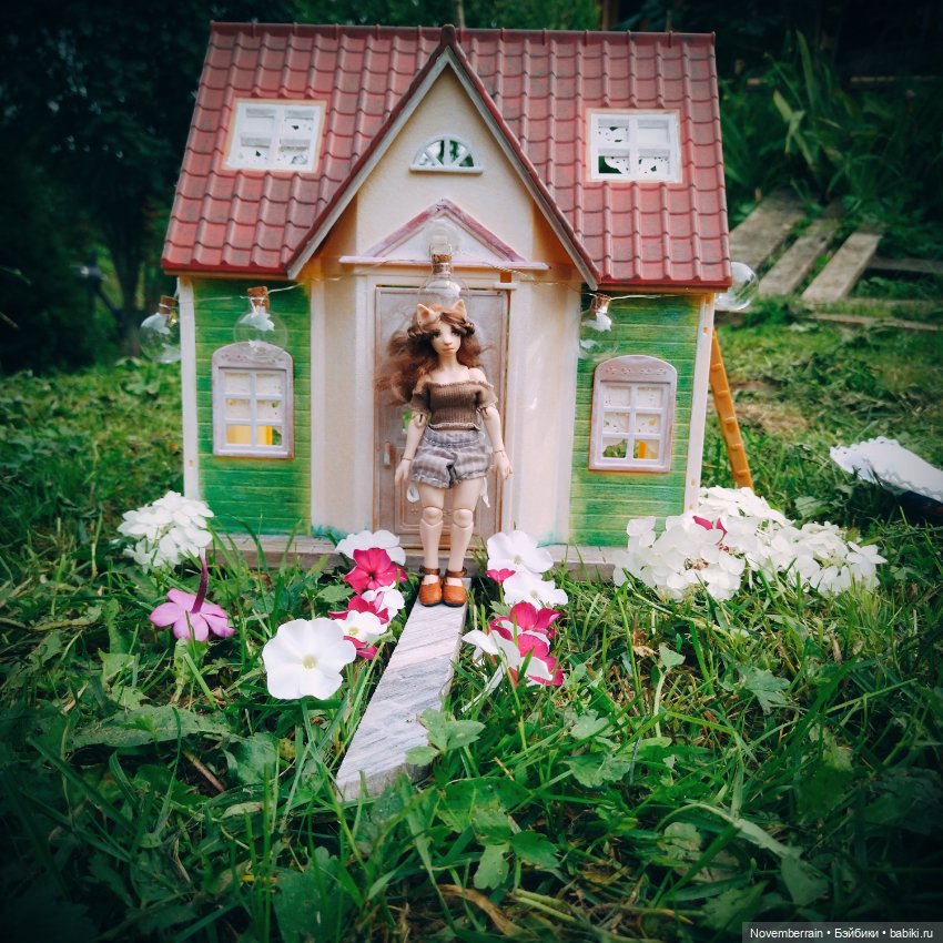 А поехали на дачу — Домашние фото авторских кукол: личные коллекции