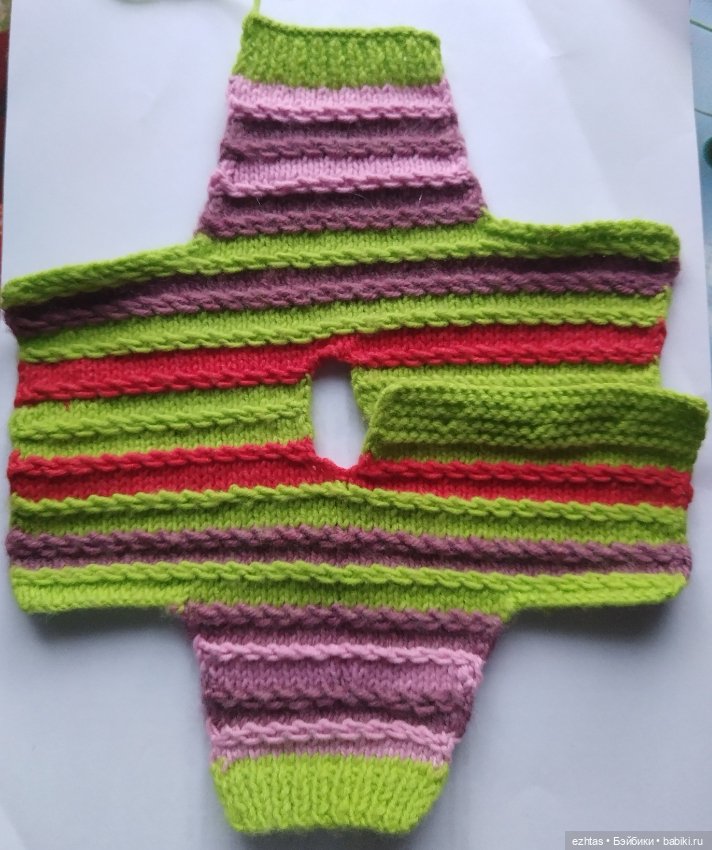 Свитер поперечного вязания (фото 6)