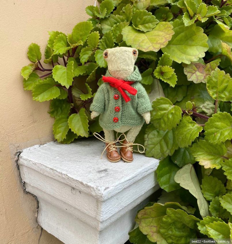 Лягушка Шурка — Авторские мишки Тедди и друзья: фото (фото 8)