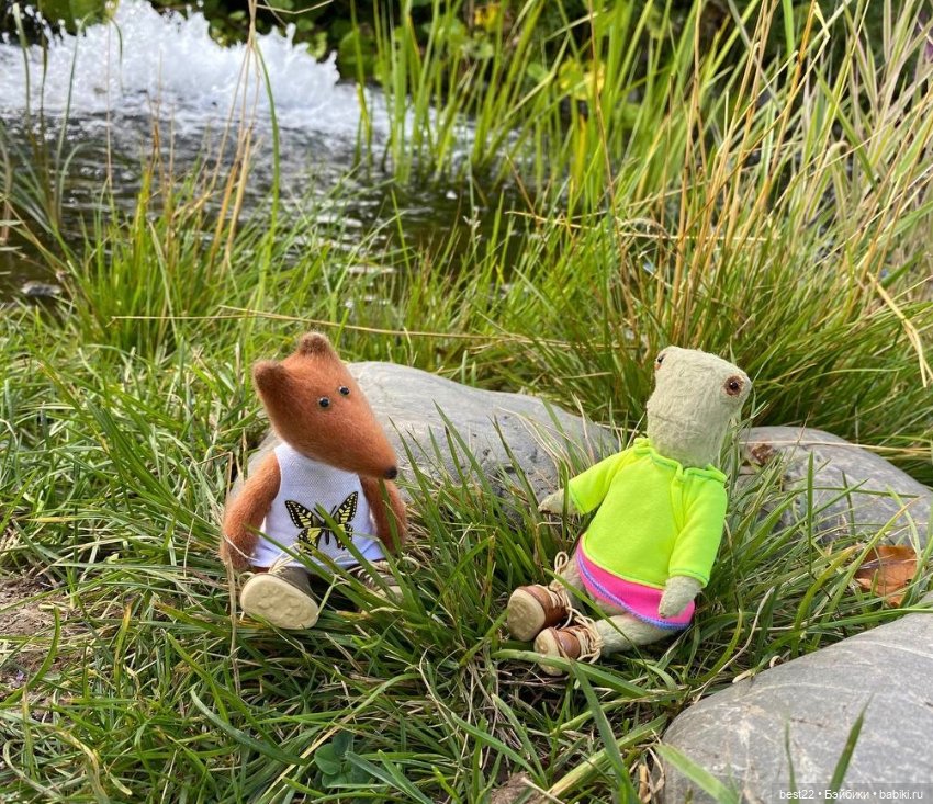 Лягушка Шурка — Авторские мишки Тедди и друзья: фото