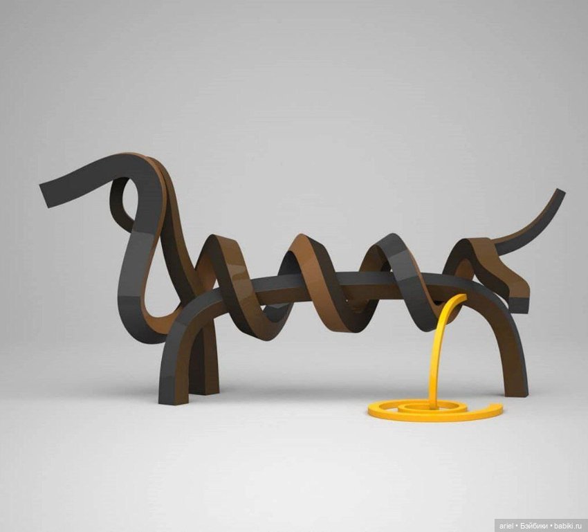 Корейский скульптор и художник Ли Сангсу (Lee Sangsoo) создает спиралевидных животных и людей (фото 10)