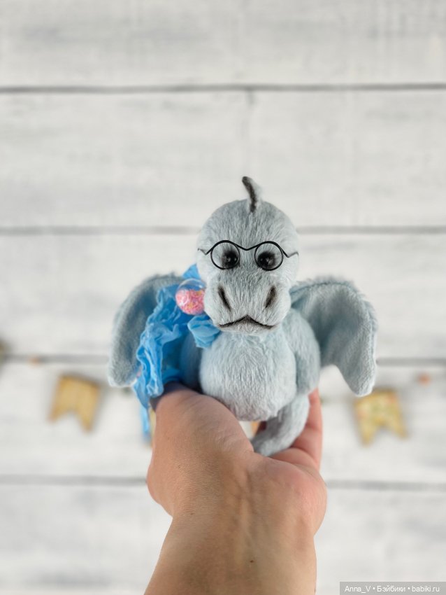 Авторская игрушка тедди дракоша Флэр (фото 4)