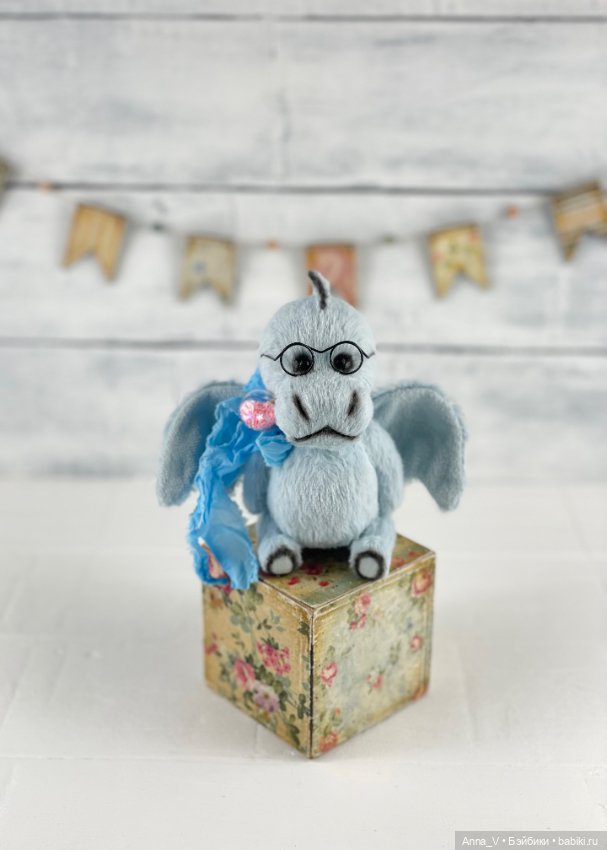 Авторская игрушка тедди дракоша Флэр