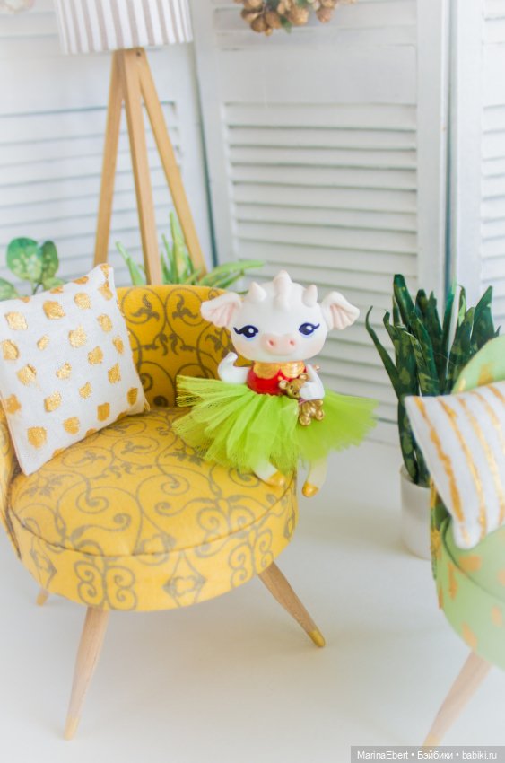 Авторская игрушка Дракошка Люси (фото 7)