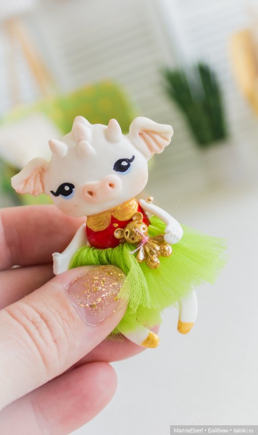 Авторская игрушка Дракошка Люси (фото 8)
