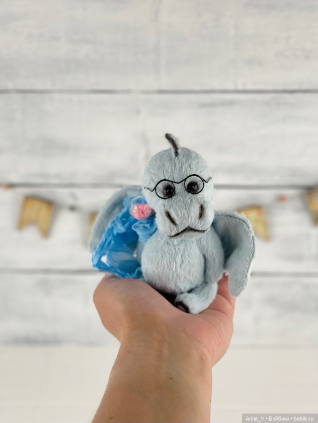 Авторская игрушка тедди дракоша Флэр (фото 3)