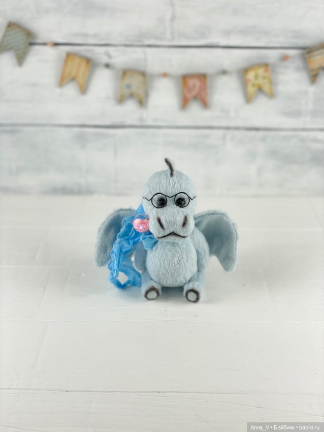 Авторская игрушка тедди дракоша Флэр (фото 2)