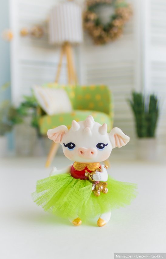 Авторская игрушка Дракошка Люси