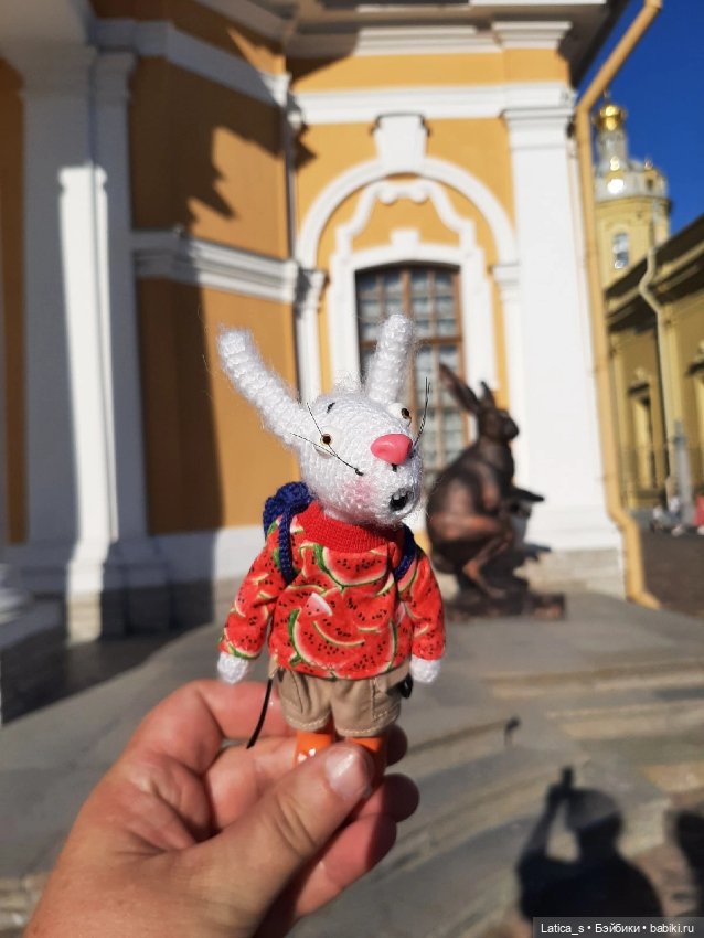 Авторские игрушки Ветерок и его друзья на заячьем острове