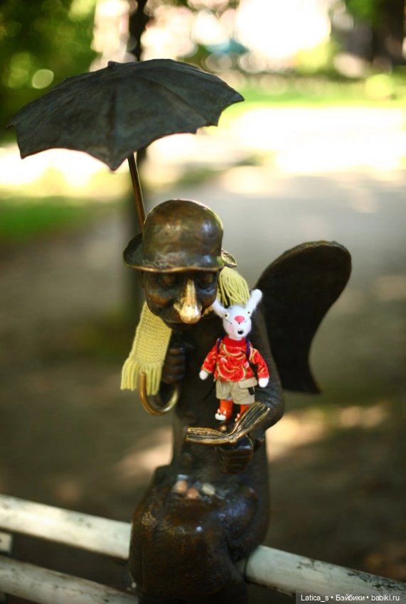 Авторские игрушки Ветерок и его друзья на заячьем острове