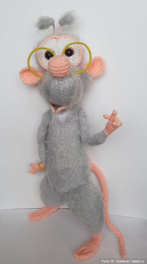 Крыска Лула - вязанная игрушка (фото 5)