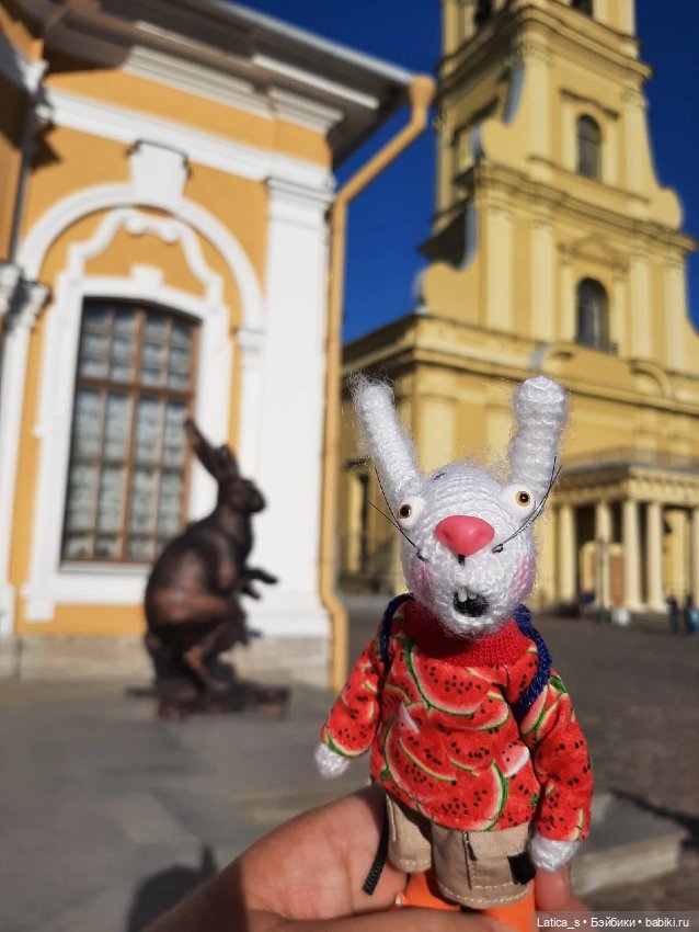 Авторские игрушки Ветерок и его друзья на заячьем острове (фото 2)