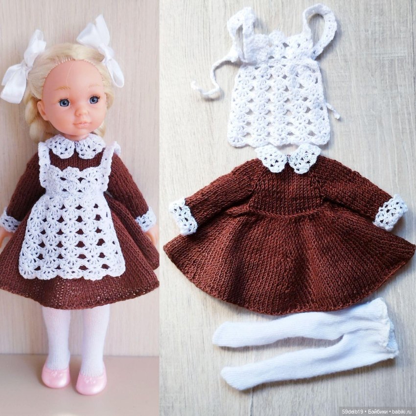 Скоро в школу я пойду — Одежда и обувь для кукол своими руками: фото (фото 9)