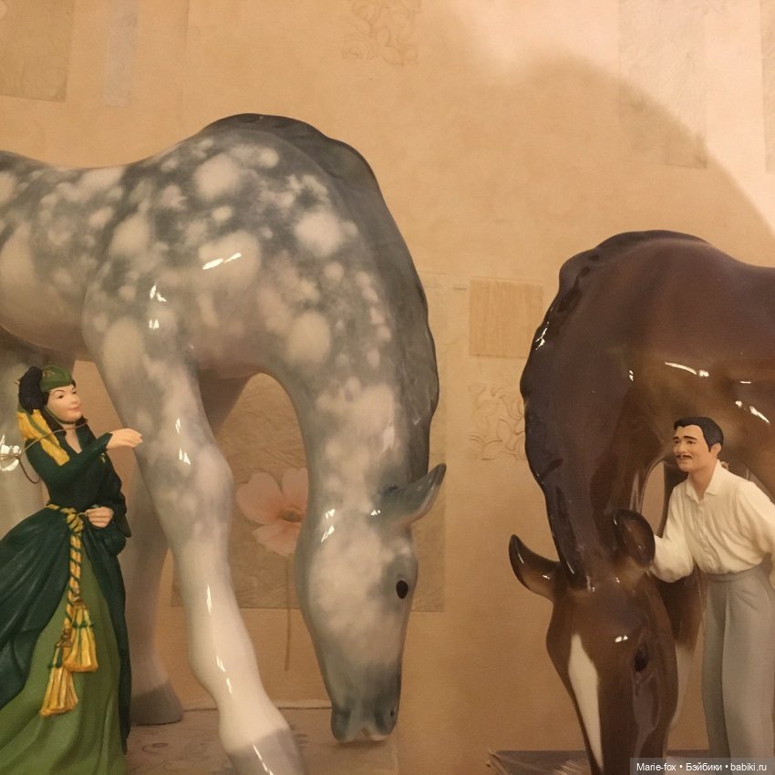 Скарлетт, Ретт и лошади — Интересные игрушки и фигурки (разное): редкие