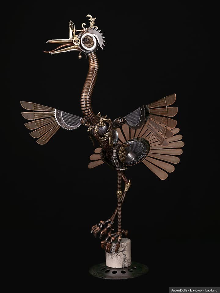 "Механическая птица" на выставке "Куклы с характером. Четвертая высота" (фото 5)