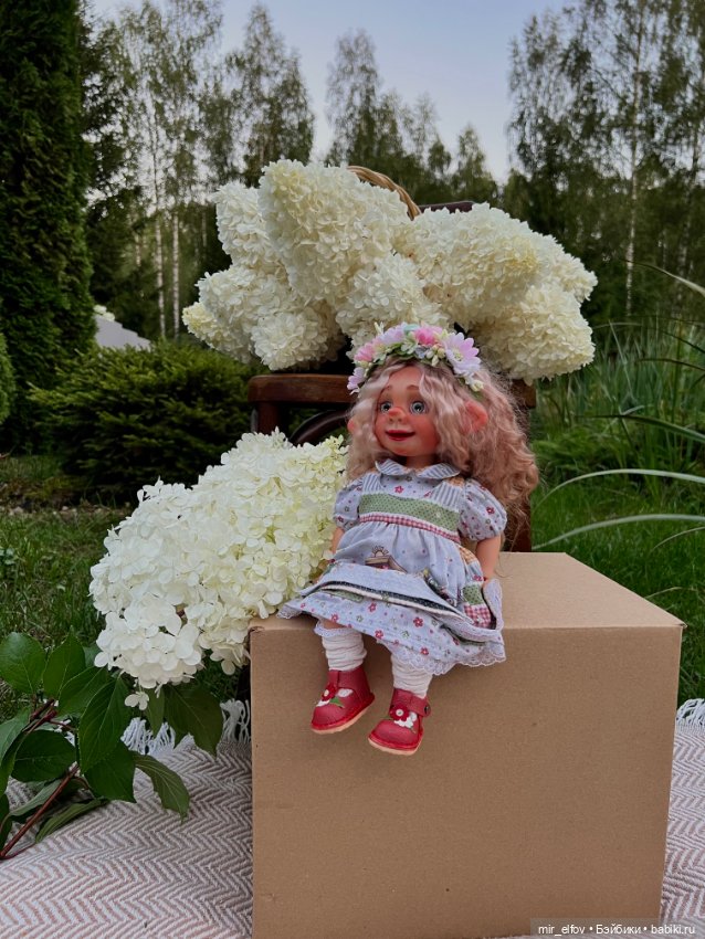 Садовые цветочки — Авторские шарнирные куклы своими руками: лепка (фото 2)