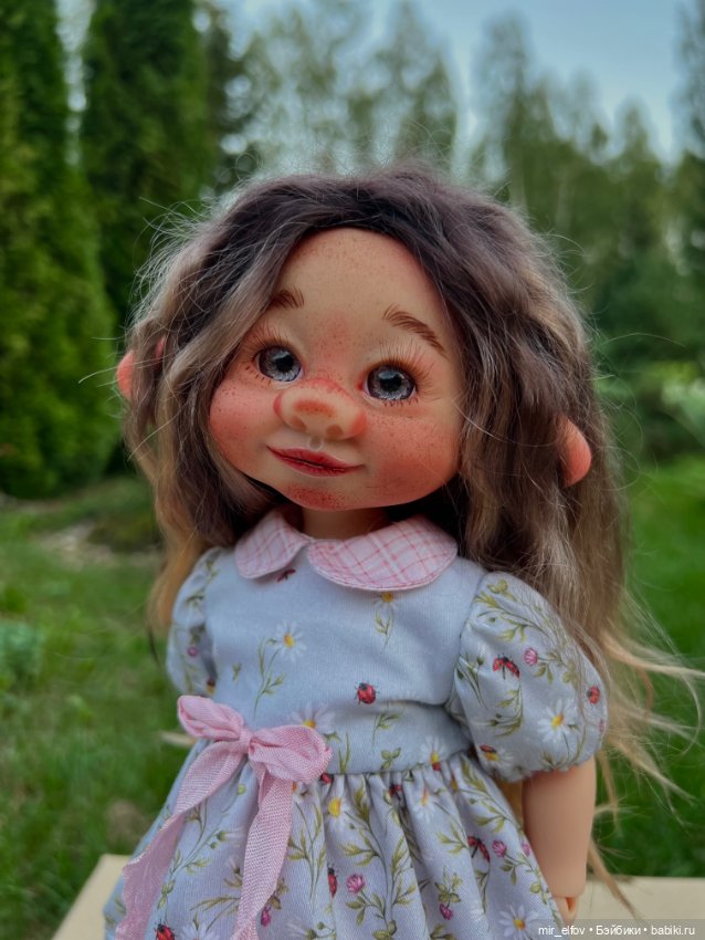 Садовые цветочки — Авторские шарнирные куклы своими руками: лепка (фото 5)