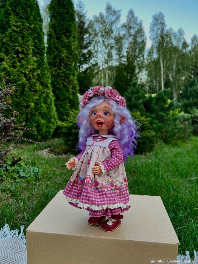 Садовые цветочки — Авторские шарнирные куклы своими руками: лепка (фото 6)