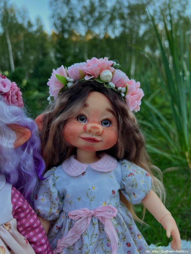 Садовые цветочки — Авторские шарнирные куклы своими руками: лепка