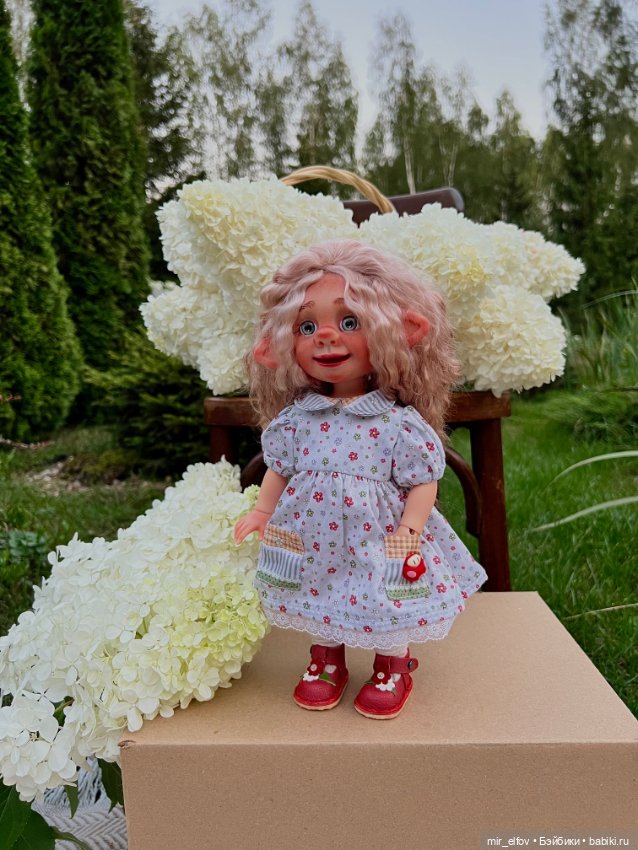 Садовые цветочки — Авторские шарнирные куклы своими руками: лепка