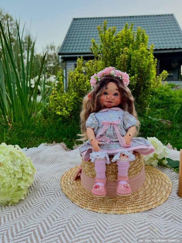 Садовые цветочки — Авторские шарнирные куклы своими руками: лепка (фото 3)