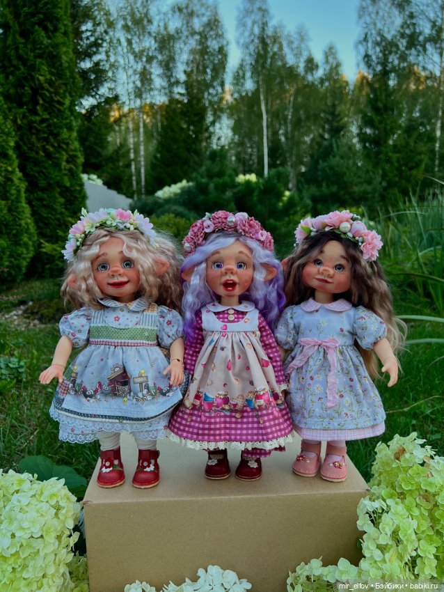 Садовые цветочки — Авторские шарнирные куклы своими руками: лепка (фото 9)