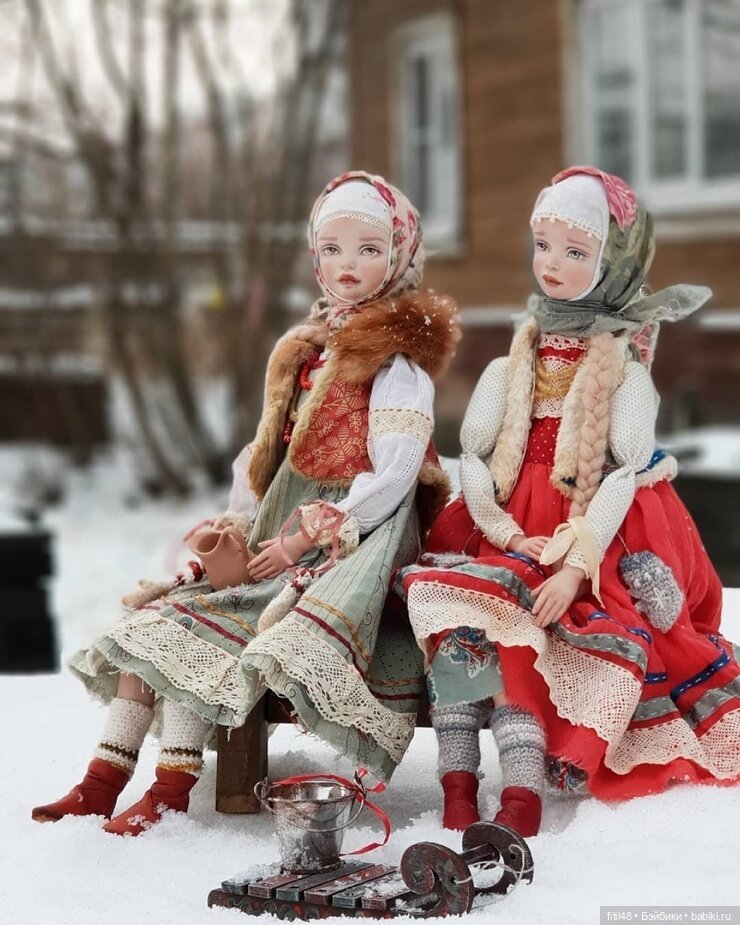 Авторские куклы Марины Мининой