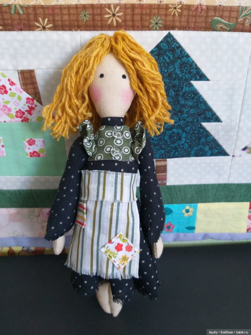 Ведьмочка Ивушка — Авторские текстильные куклы: Вальдорфские (фото 4)