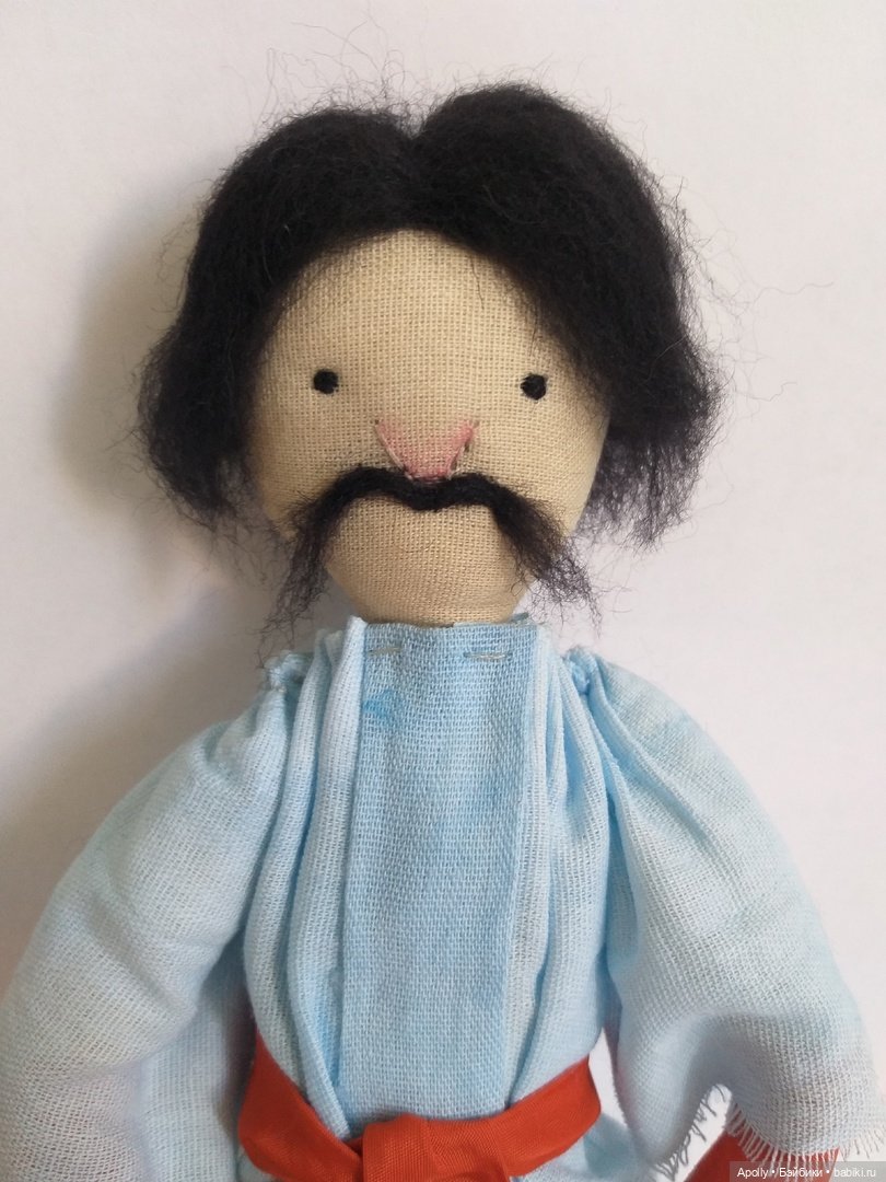 Казак и казачка — Авторские текстильные куклы: Вальдорфские