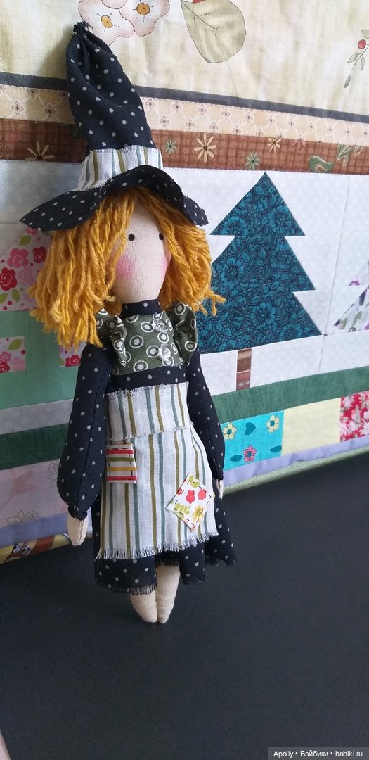 Ведьмочка Ивушка — Авторские текстильные куклы: Вальдорфские (фото 8)