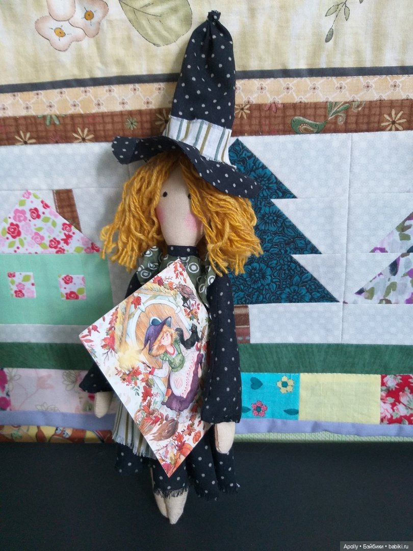 Ведьмочка Ивушка — Авторские текстильные куклы: Вальдорфские (фото 2)