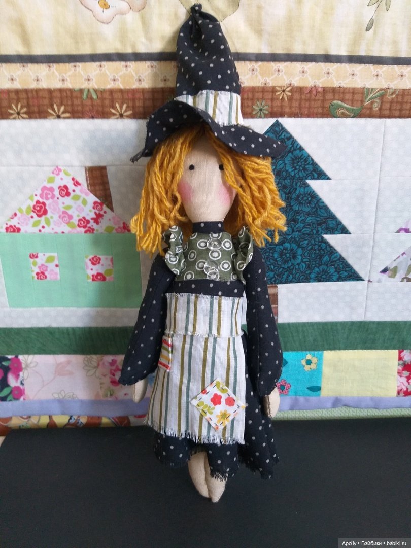 Ведьмочка Ивушка — Авторские текстильные куклы: Вальдорфские (фото 10)