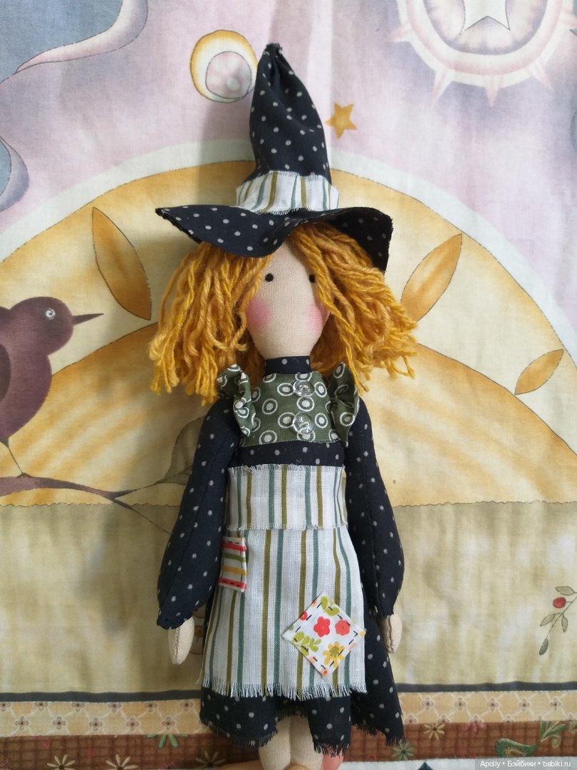 Ведьмочка Ивушка — Авторские текстильные куклы: Вальдорфские