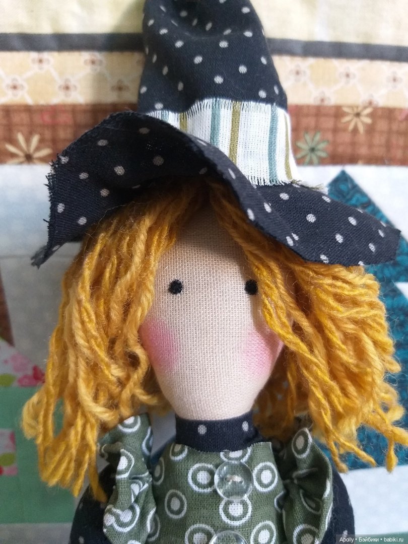Ведьмочка Ивушка — Авторские текстильные куклы: Вальдорфские (фото 9)