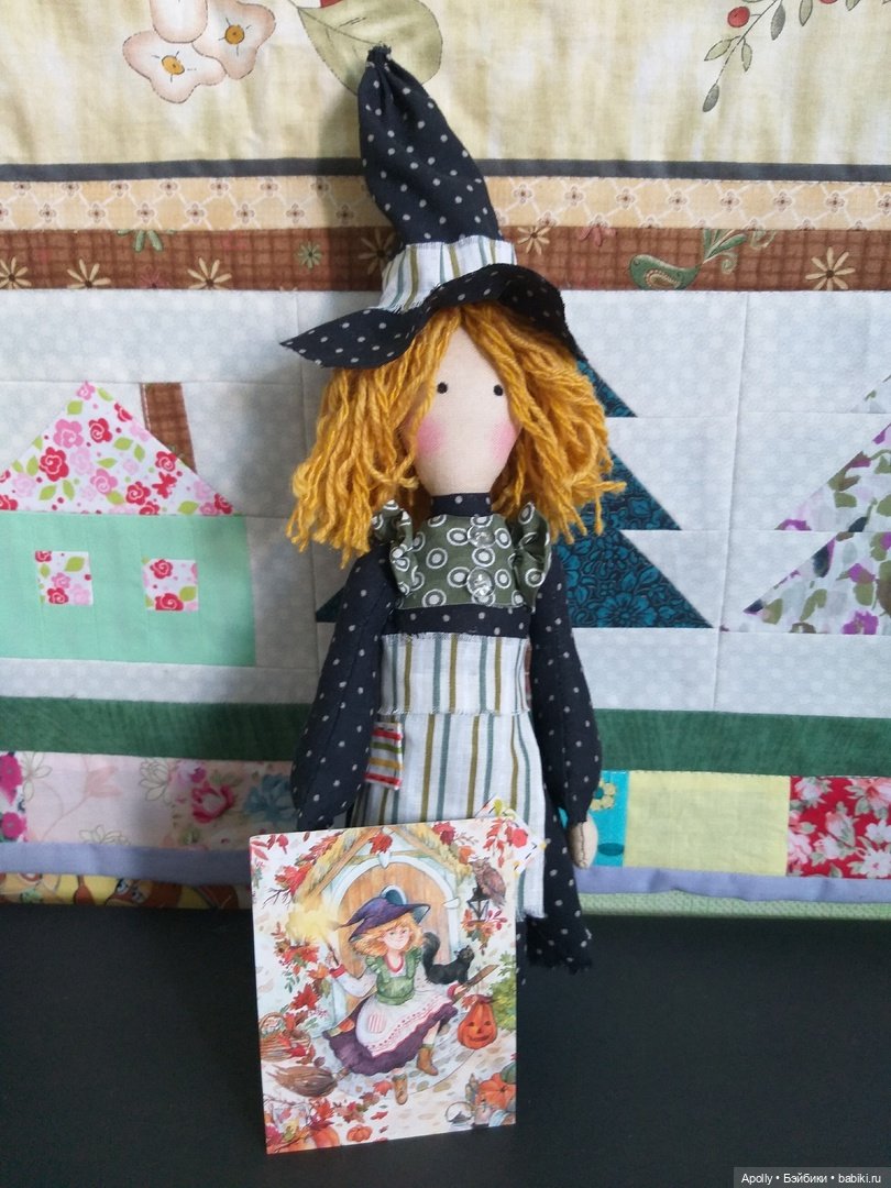 Ведьмочка Ивушка — Авторские текстильные куклы: Вальдорфские (фото 3)