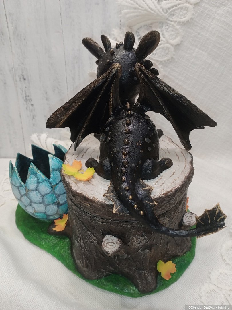 Мой любимый Беззубик — Лепка авторских игрушек и папье (фото 6)