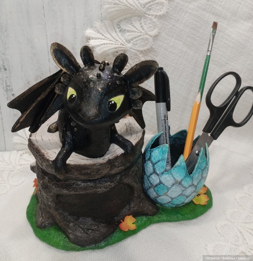 Мой любимый Беззубик — Лепка авторских игрушек и папье