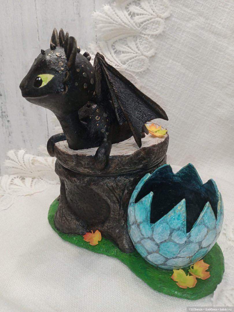 Мой любимый Беззубик — Лепка авторских игрушек и папье (фото 10)