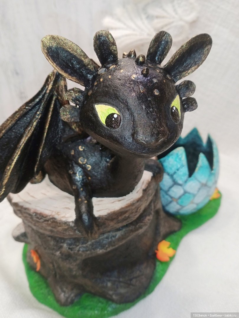 Мой любимый Беззубик — Лепка авторских игрушек и папье (фото 3)