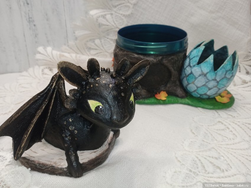 Мой любимый Беззубик — Лепка авторских игрушек и папье