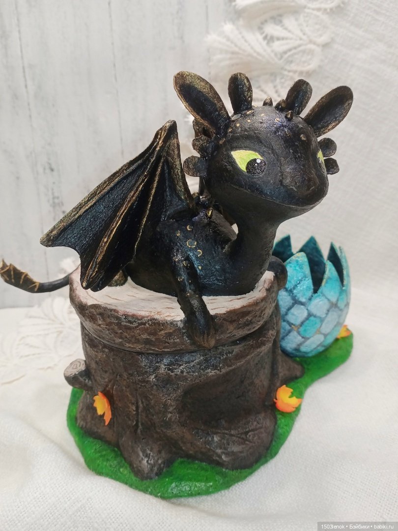 Мой любимый Беззубик — Лепка авторских игрушек и папье (фото 2)