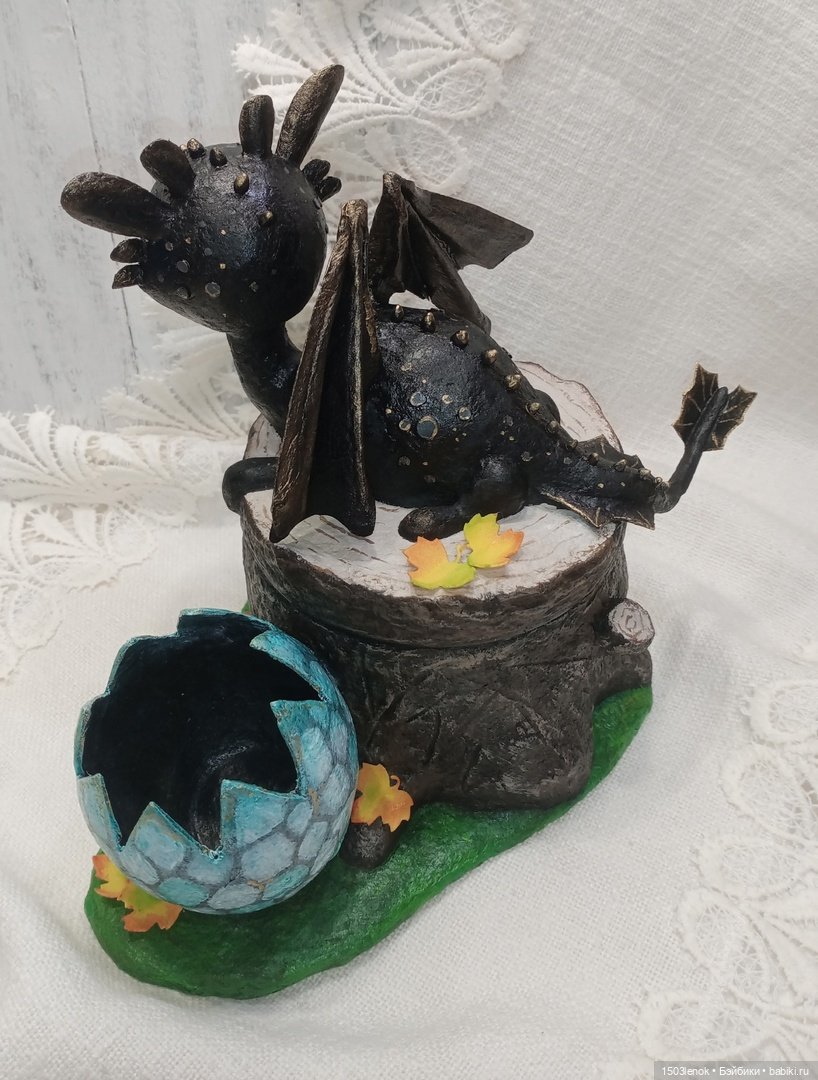 Мой любимый Беззубик — Лепка авторских игрушек и папье (фото 8)