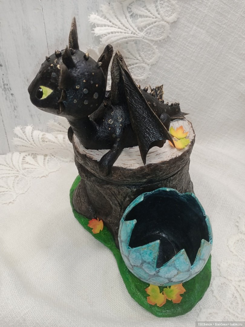 Мой любимый Беззубик — Лепка авторских игрушек и папье (фото 9)