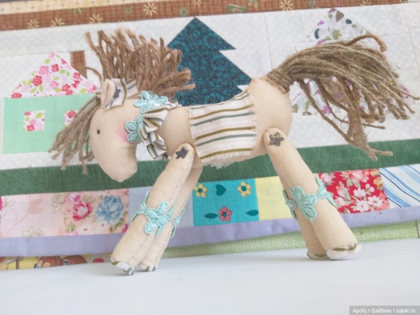Расчешу ей гриву гладко — Текстильные игрушки и примитивы: кофейные (фото 3)