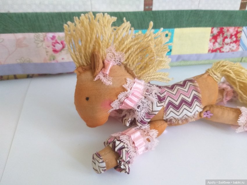 Веснушчатая лошадь — Текстильные игрушки и примитивы: кофейные (фото 4)