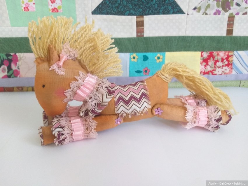 Веснушчатая лошадь — Текстильные игрушки и примитивы: кофейные (фото 9)