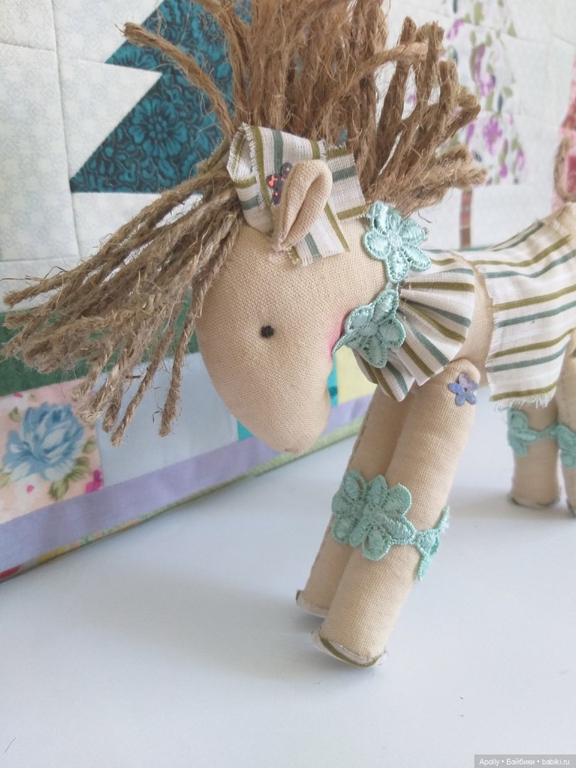 Расчешу ей гриву гладко — Текстильные игрушки и примитивы: кофейные (фото 4)