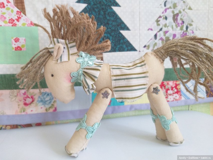 Расчешу ей гриву гладко — Текстильные игрушки и примитивы: кофейные (фото 2)