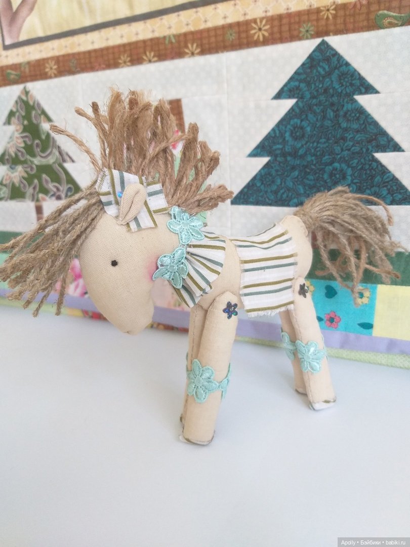 Расчешу ей гриву гладко — Текстильные игрушки и примитивы: кофейные (фото 7)